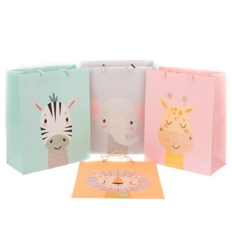 Papírová taška 32x26 cm - sada 12ks, 0/50