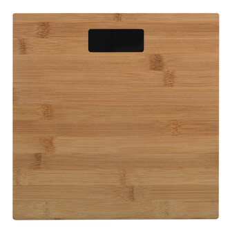 MSV osobní váha HEJLI, bambus, 28 x 28 cm