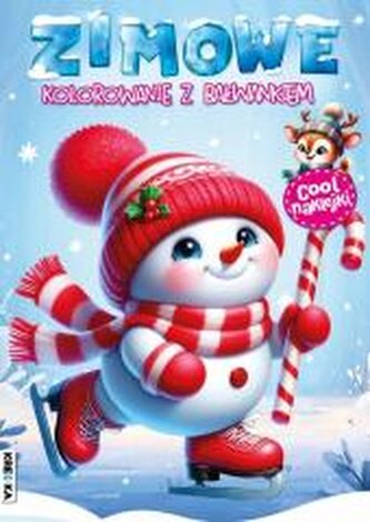 Zimowe kolorowanie z bałwankiem