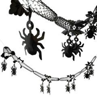 Girlanda 3D pająki