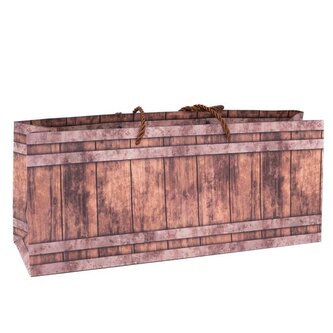 Papírová taška na 1 lahev - sada 12ks, 0/80