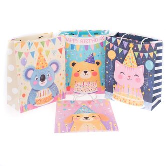 Papírová taška 32x26 cm -  sada 12ks, 0/50