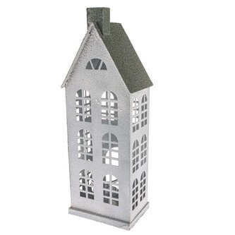 Kovový domek  (svícen) s pískovým povrchem  - 90 cm, 0/1