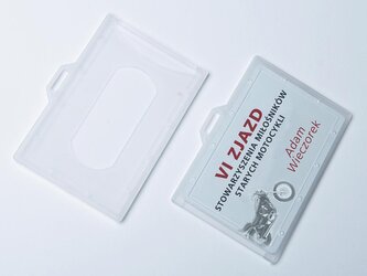 Identyfikator PCV 6x9 cm OPUS 401161