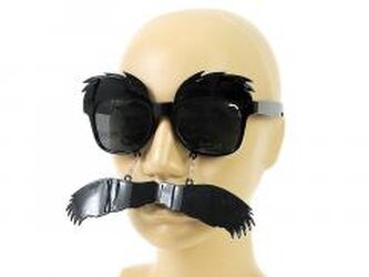 Okulary Borata z wąsami