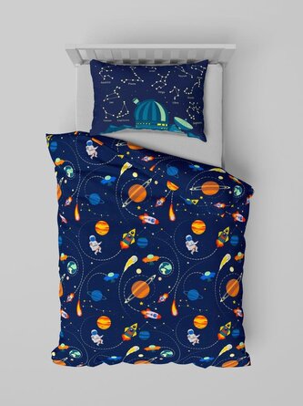 POŚCIEL KPL. MŁODZIEŻOWA 101 KOSMOS 160X200+70X80 BAW.MŁ.