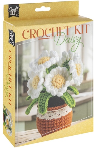 Háčkování- květina v květináči