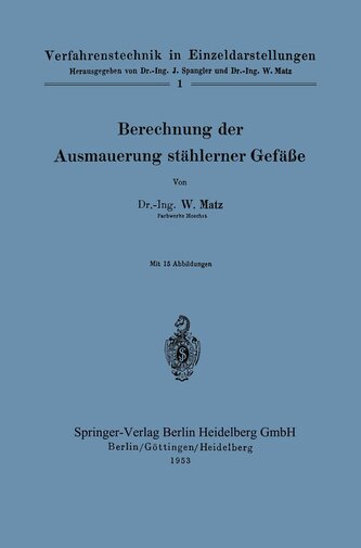 Berechnung der Ausmauerung stählerner Gefäße