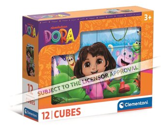 Klocki 12 elementów. Dora