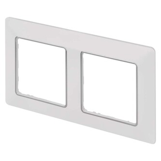 Legrand Valena Life rámeček dvojnásobný, bílá / chrom