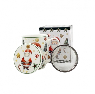 Porcelánový hrnek byliňák SANTA 360 ml