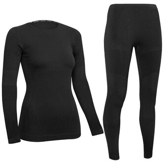 Spokey COLDY SET Dámské termoprádlo, černé, vel. S/M