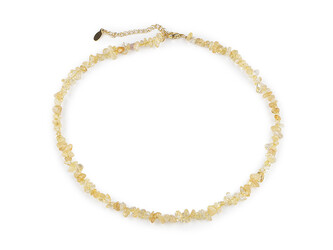 Náhrdelník ze zlomků minerálů - 1 ks - 2 topaz