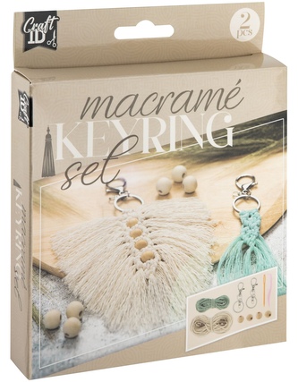 Macramé sada na výrobu přívěsků 2 ks Macramé sada na výrobu přívěsků 2 ks