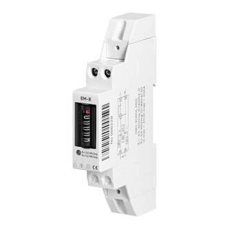 Elektroměr 1F na DIN lištu analogový VIRONE EM-8, 40A