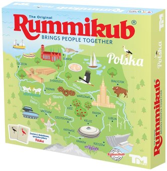Gra logiczna Rummikub limitowana edycja Polska, TM Toys