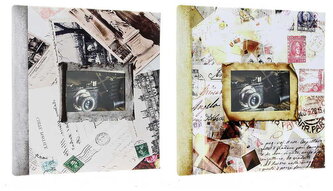 Album foto tradycyjny szyty 29x32 60str. Kolor stron: czarny DBCL30TRAVEL1B, Gedeon