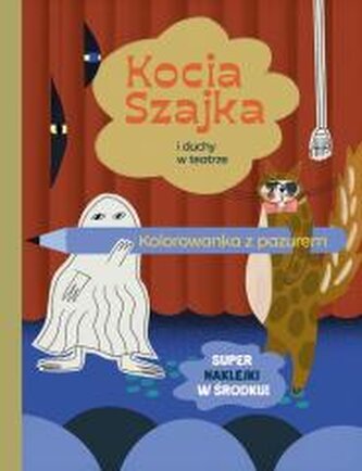 Kocia Szajka i duchy w teatrze. Kolorowanka
