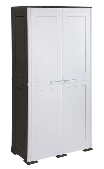 Úložná skříň OMNIMODUS SIMPLEX velká 2 černo-šedá