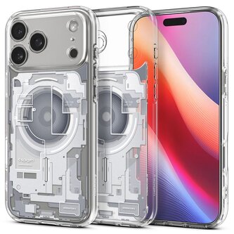 Spigen Ultra Hybrid MagSafe, zero one white - iPhone 17 Pro Max