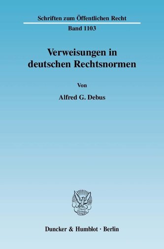 Verweisungen in deutschen Rechtsnormen