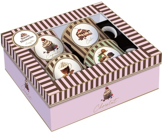 Čtyři porcelánové hrnky Sweet Moments