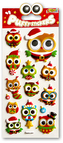 Naklejki Puffy Christmas Owls SWPX-2004 Kolori, Penmate