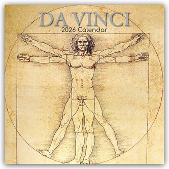 Leonardo da Vinci 2026 - 16-Monatskalender Leonardo da Vinci 2026 - 16-Monatskalender
