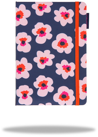 Brulion A5 z gumką 80k. Flores Nina CoolPack, Patio