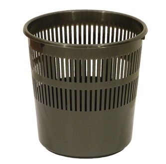 Odpadkový koš děrovaný 12L hnědý