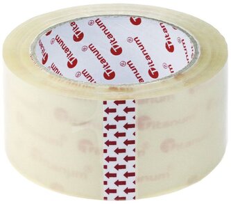 Taśma pakowa 48x132m przezroczysta 445634, Titanum