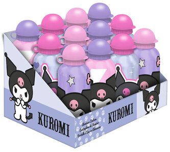 Bidon 500 ml, Materiał: Aluminium, 3 wzory (12x4) Kuromi, Kids
