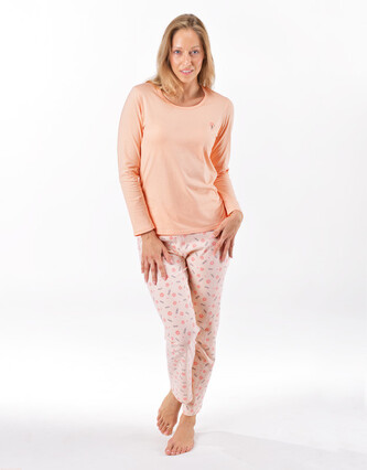 Dámské pyžamo Gina vícebarevné (19167-LROLBH) XL