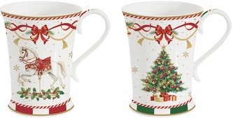 Sada porcelánových hrnků Christmas Tale