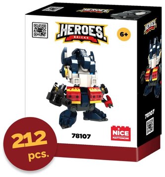 Klocki Heros! Blue Truck Soldier, 210 elementów. 6+, Nice