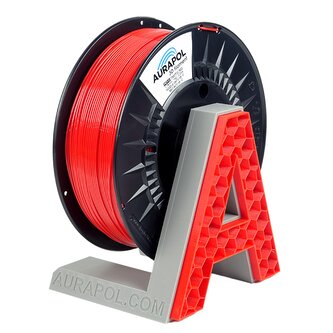 AURAPOL PET-G Filament Dopravní Červená 1 kg 1,75 mm AURAPOL PET-G Filament Dopravní Červená 1 kg 1,75 mm