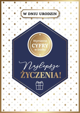 KARNET URODZINY B6 Z KOP AS GM-1227 FOL