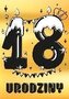 Karnet A5 Urodziny Osiemnastka - Lukrowa