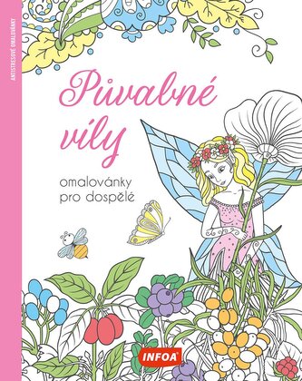 Půvabné víly Omalovánky pro dospělé