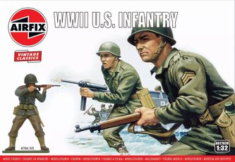 Classic Kit VINTAGE figurky A02703V - WWII U.S. Infantry (1:32)