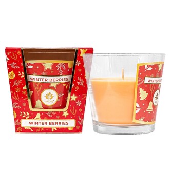 ARÔME Svíčka 120 g, ve skle, Winter Berries