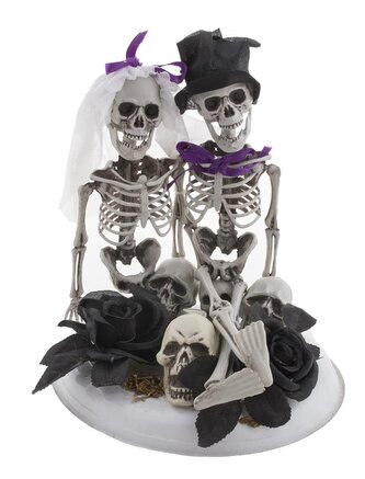 Halloween kostlivci nevěsta a ženich