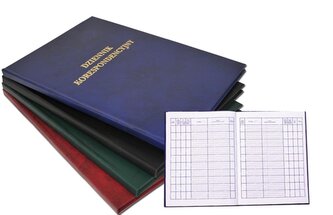 Dziennik korespondencyjny A4 96 kartek bordowy BARBARA 0803211