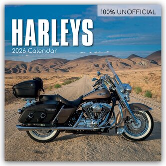 Harleys - Harley Davidson 2026 - 16-Monatskalender