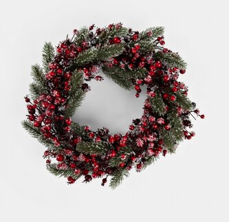 Vánoční věnec | FARILA | červený | 50 cm | 710124