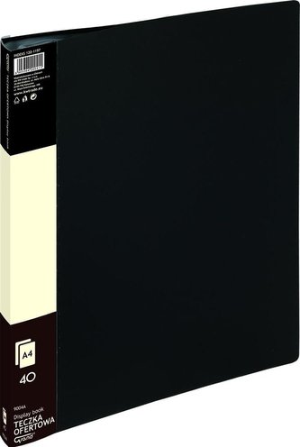 Teczka ofertowa 40 koszulek czarna GRAND