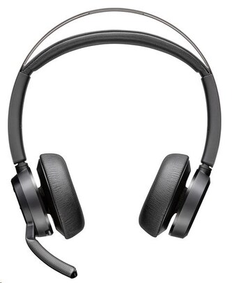 Poly Voyager Focus 2 bezdrátová náhlavní souprava, USB-A/C adaptér, stereo, nabíjecí stojánek