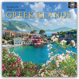 Greek Islands - Griechische Inseln 2026 - 16-Monatskalender
