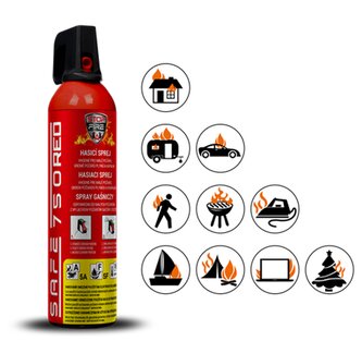 Safe Hasicí sprej 750 RED Safe Hasicí sprej 750 RED