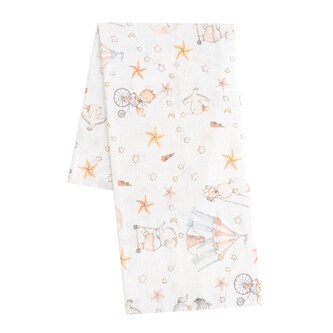 Flanelová plena s potiskem New Baby circus